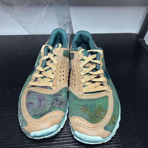 Nike Free 5.0 Liberty Of London Women's Size 10 Running Shoes Sneakers Green - Picture 2 of 14